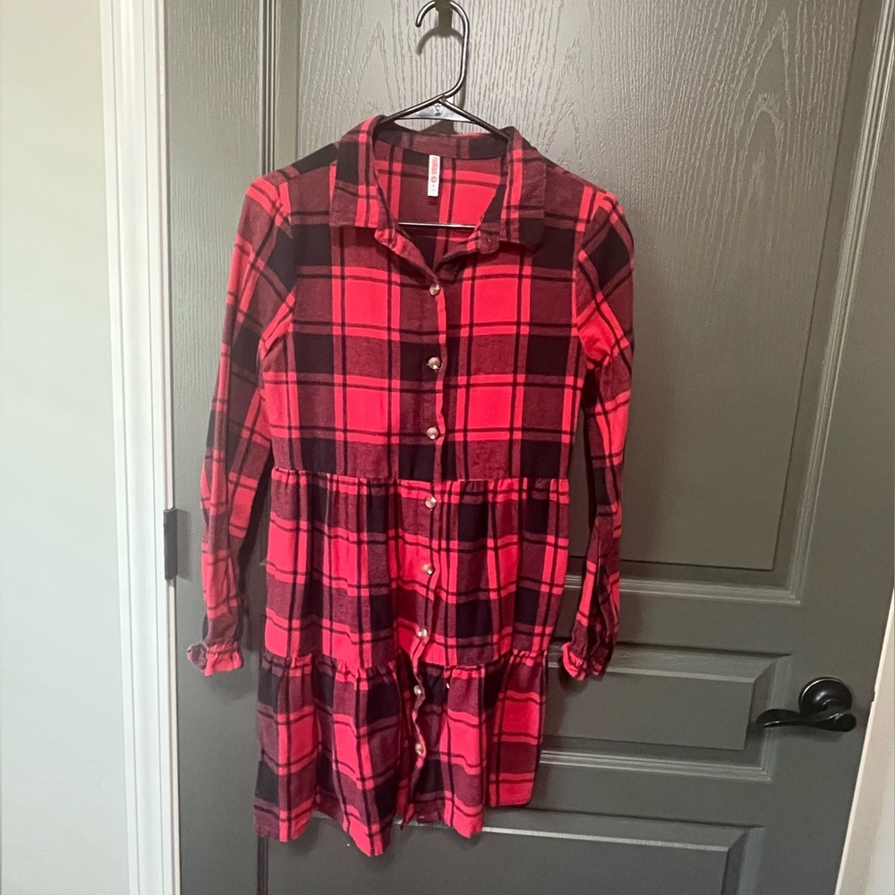 Girl’s Flannel Dress